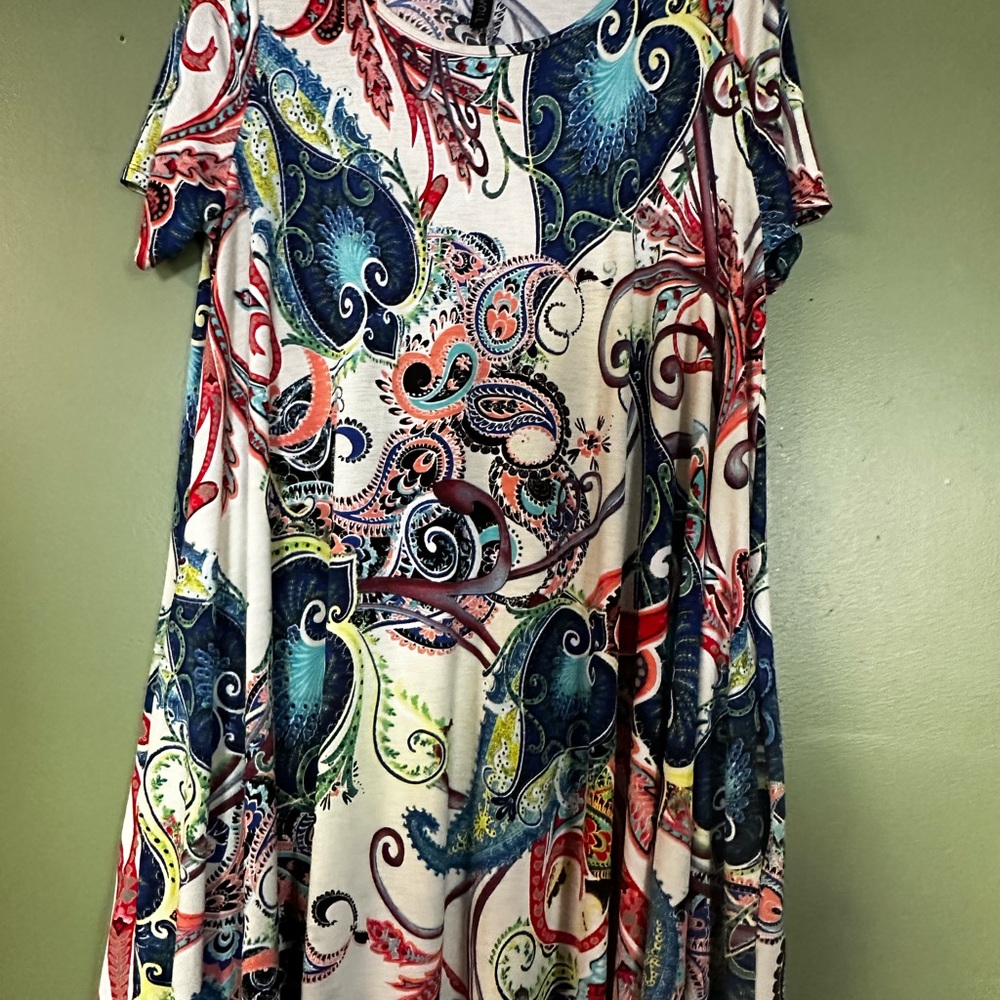 Colorful Paisley Women's Top